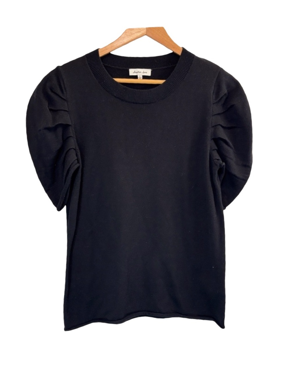 Another Love Black Short Sleeve Top